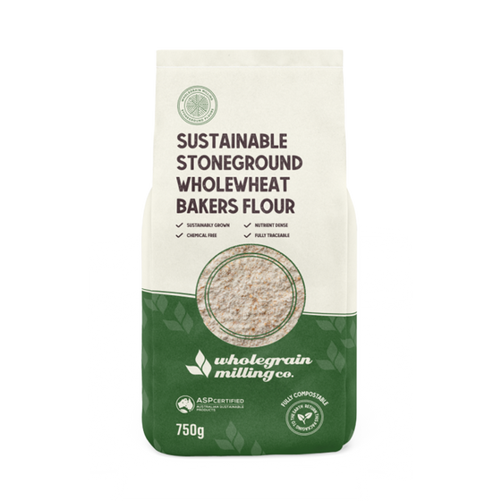 WHOLEGRAIN MILLING // Stoneground Wholewheat Flour [750g]