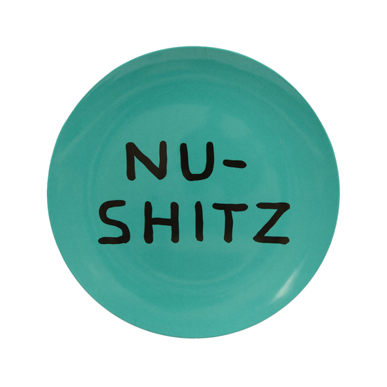 NU-SHITZ Melamine Plate x David Shrigley