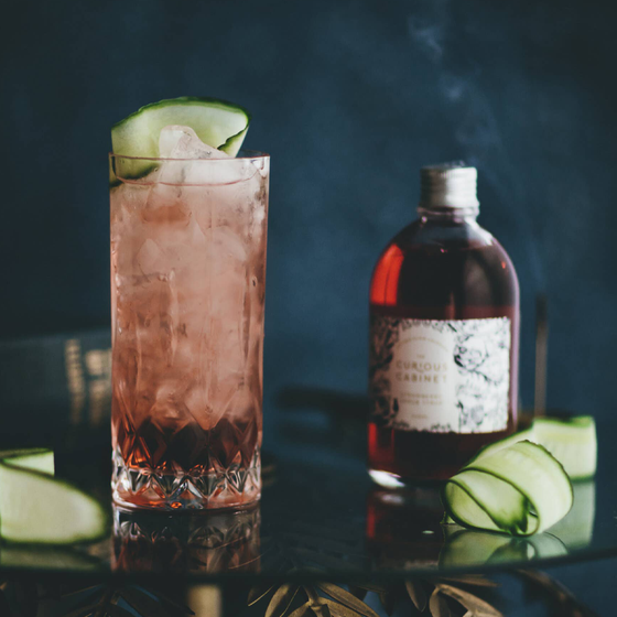 THE CURIOUS CABINET // Strawberry Shrub Syrup [250ml]