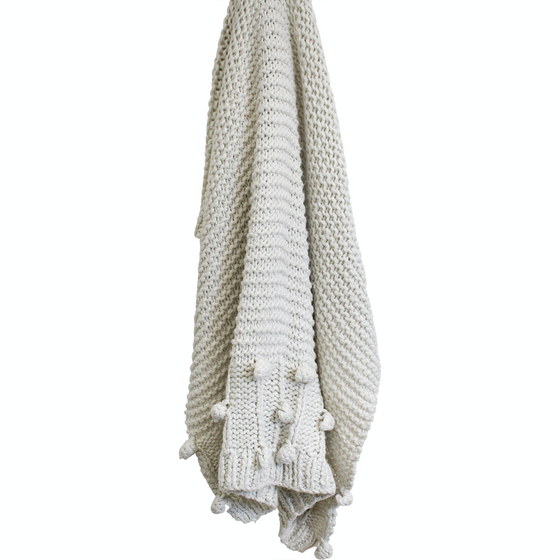 Throw Blanket // Macaroon Knit