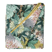  Quilted Throw // Bedspread [Jungle Flowers]