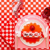 OH IT'S PERFECT // Red Pink Checkered Napkin [Set 6]