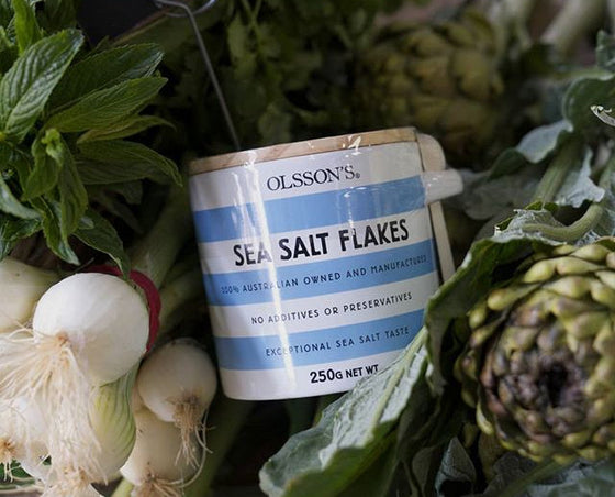 Olsson's // Sea Salt Flakes Stoneware Jar [250gm]